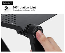 Load image into Gallery viewer, Adjustable Portable Aluminum Laptop Desk